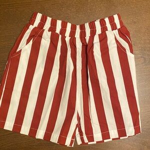 Striped Pull-On Shorts